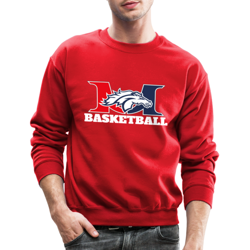 Marlboro Basketball Unisex Crewneck Sweatshirt DTF - red