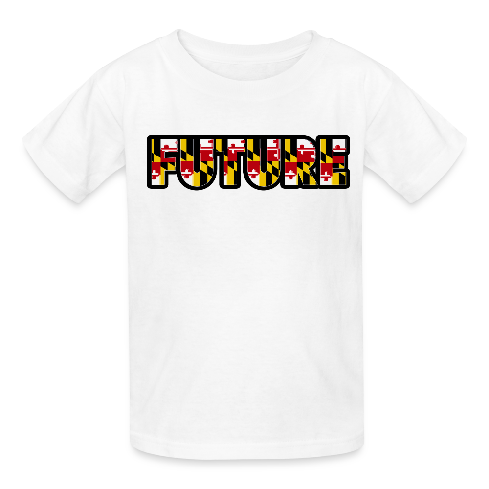 FUTURE Hanes Youth Tagless T shirt DTF - white