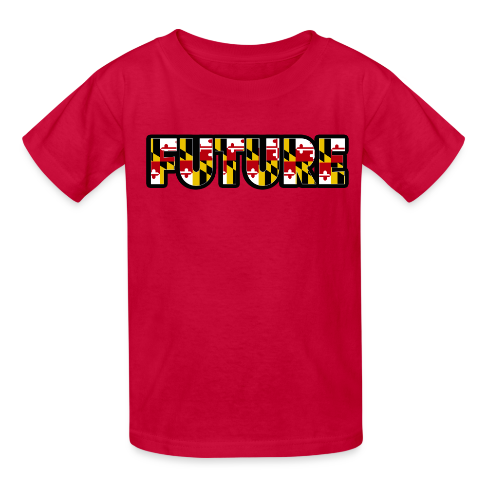 FUTURE Hanes Youth Tagless T shirt DTF - red