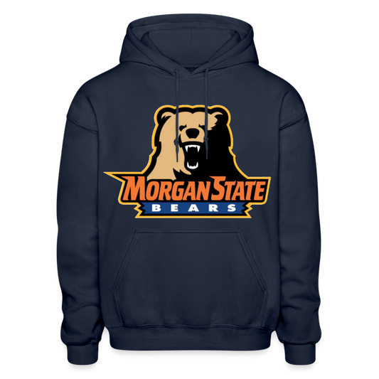 Morgan State Bears DTF Gildan Heavy Blend Adult Hoodie - navy