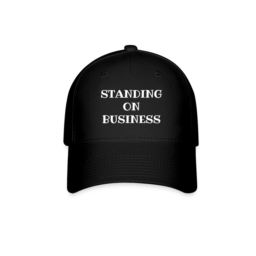 STANDING ON BUSINESS Baseball Cap | Flexfit 5001 DTF - black