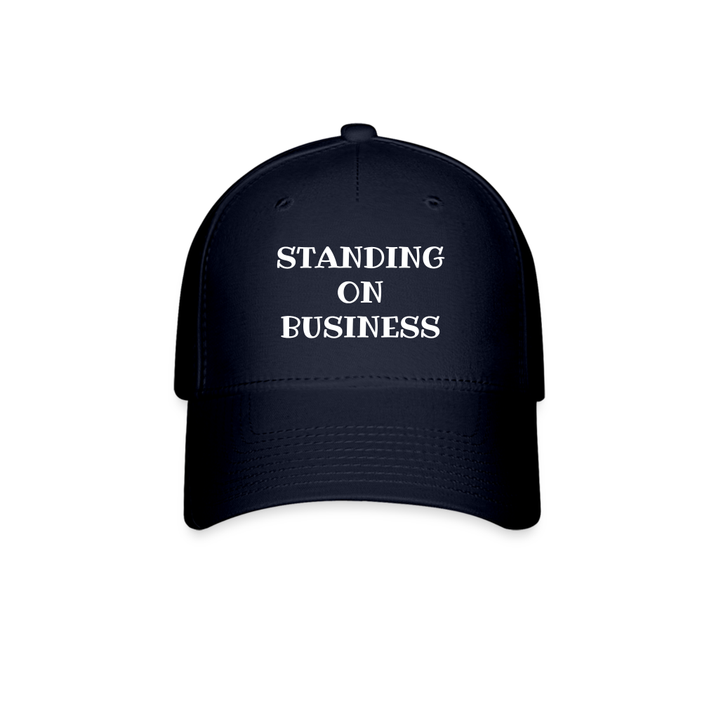 STANDING ON BUSINESS Baseball Cap | Flexfit 5001 DTF - navy