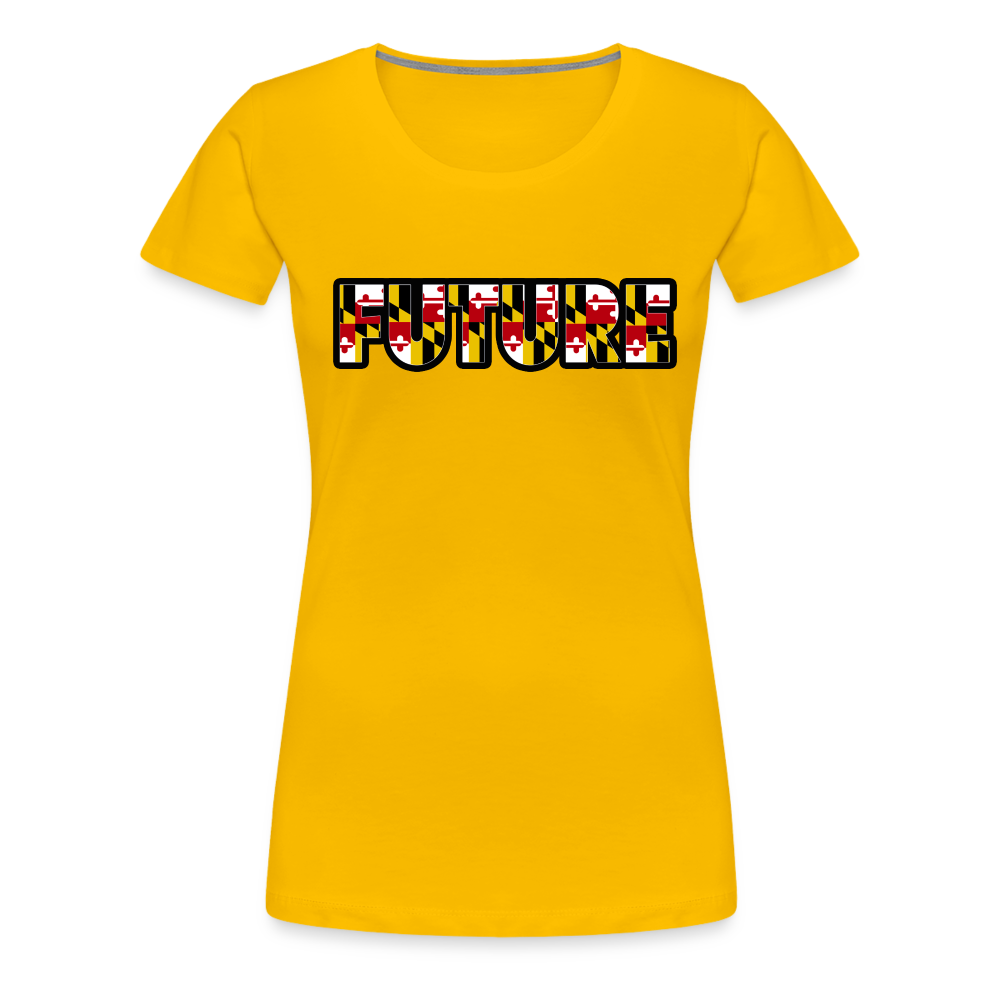 FUTURE Women’s Premium T Shirt DD - sun yellow