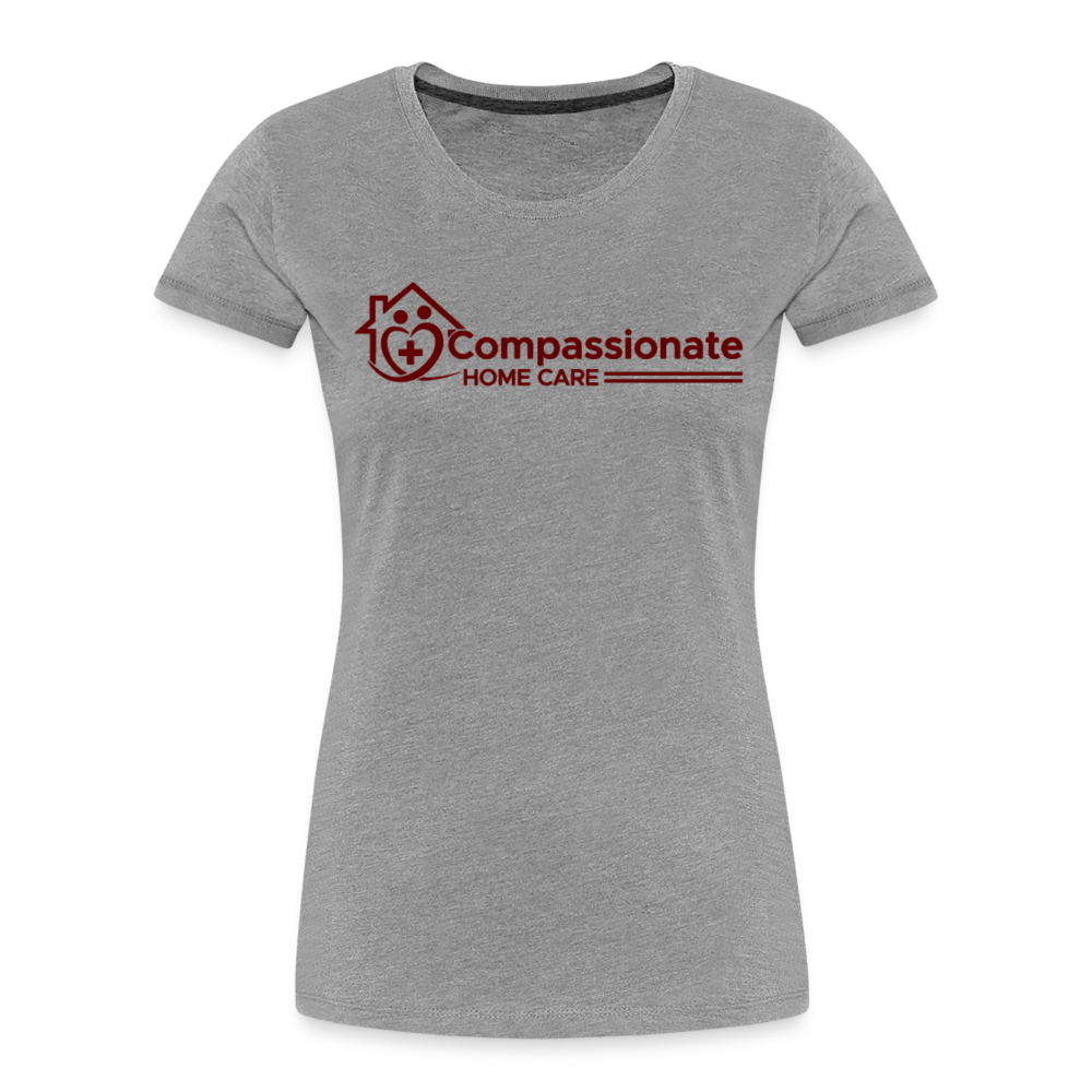 Compassionate Women's Premium T Shirt DD - heather gray