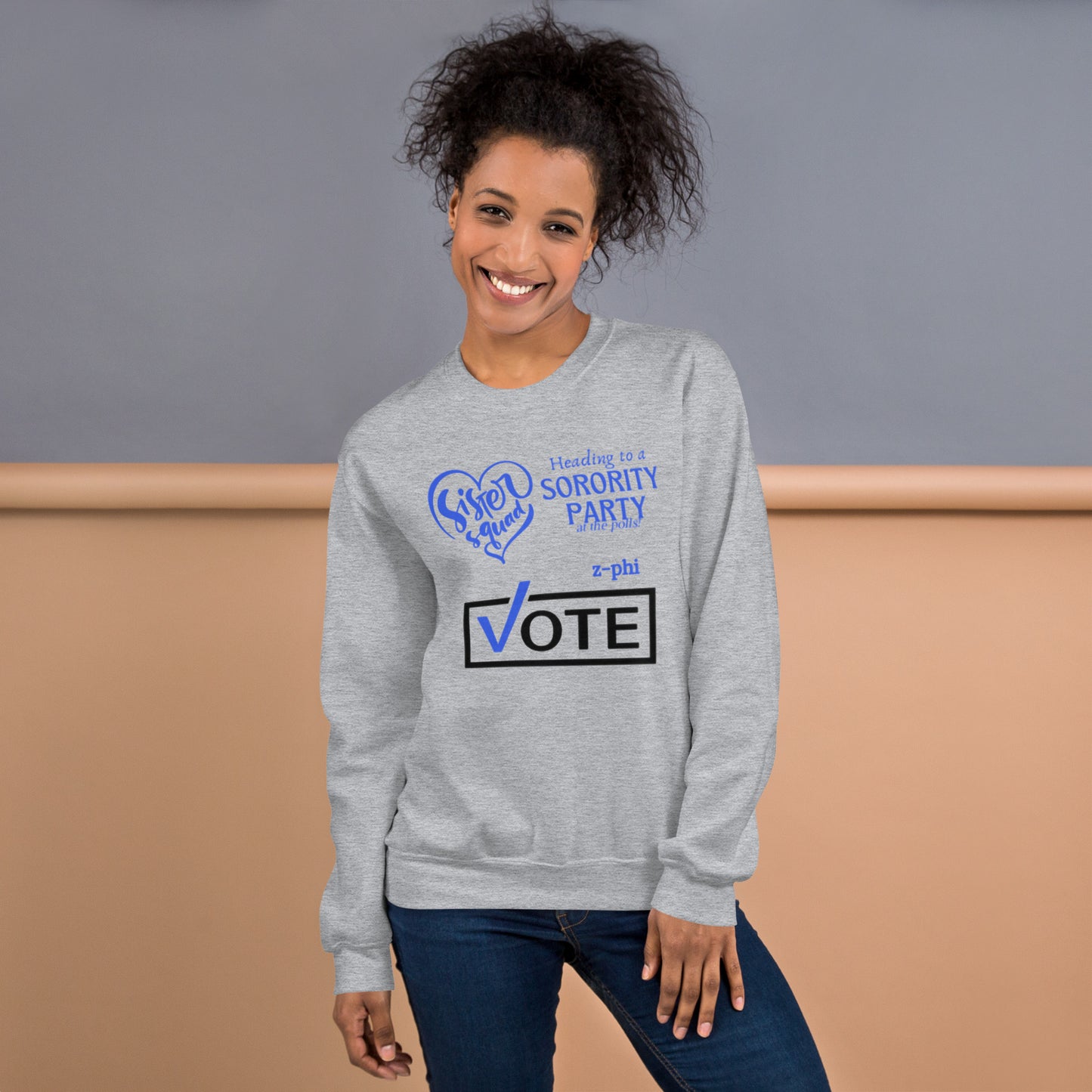 Zeta Phi Beta Polls Sweatshirt