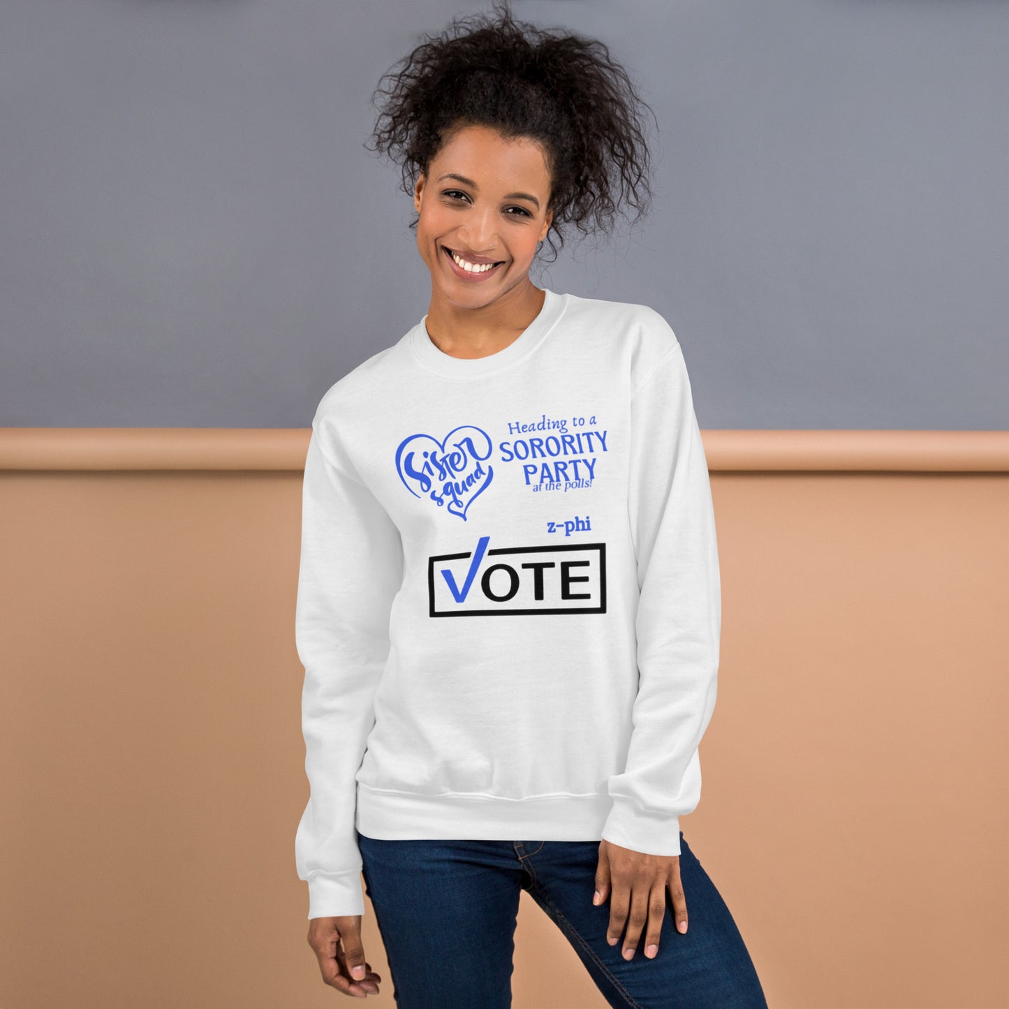 Zeta Phi Beta Polls Sweatshirt