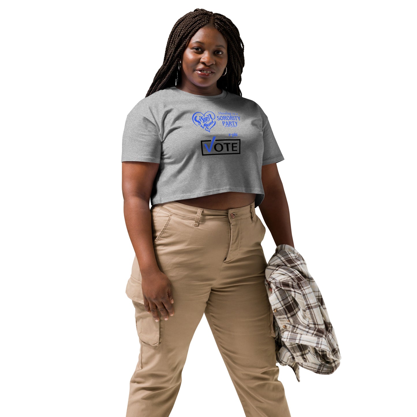 Zeta Phi Beta Polls Women’s crop top