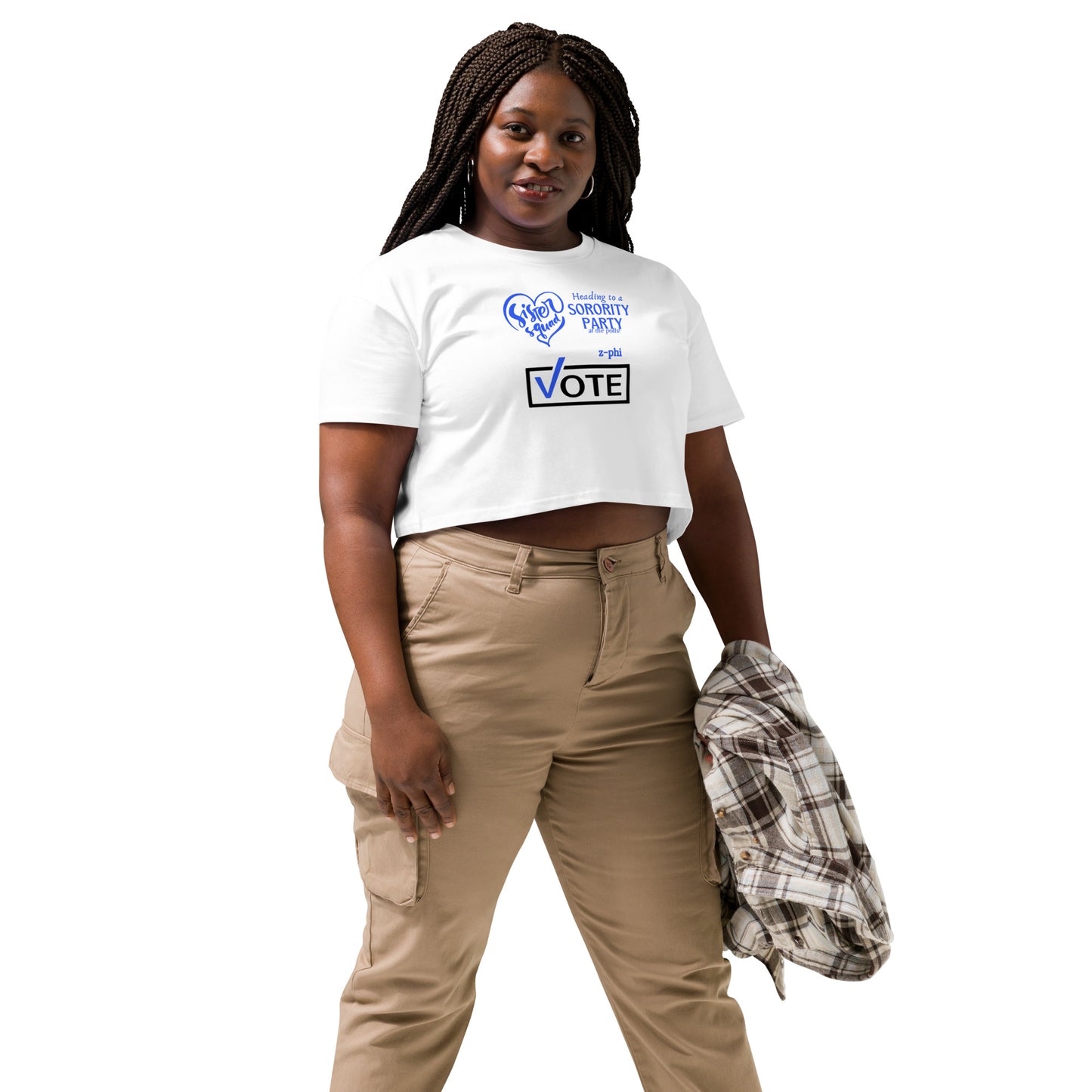 Zeta Phi Beta Polls Women’s crop top