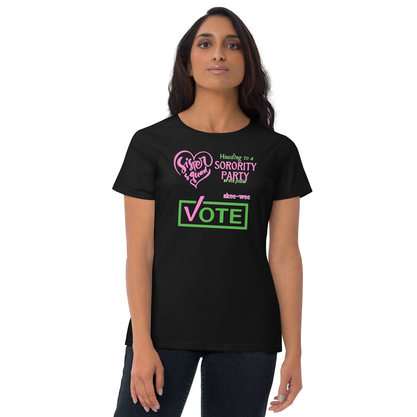 Alpha Kappa Alpha Women's Polls short sleeve t-shirt