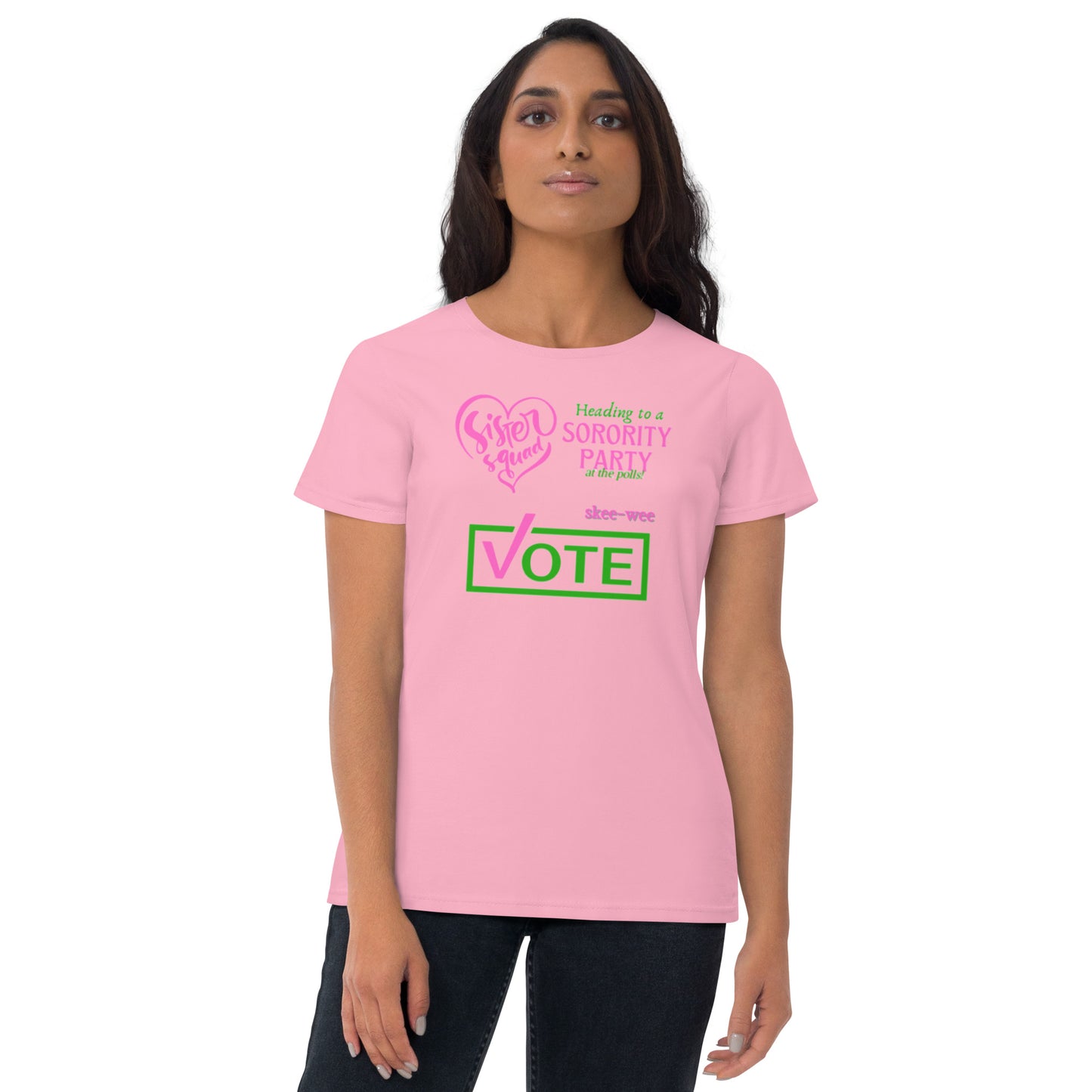 Alpha Kappa Alpha Women's Polls short sleeve t-shirt