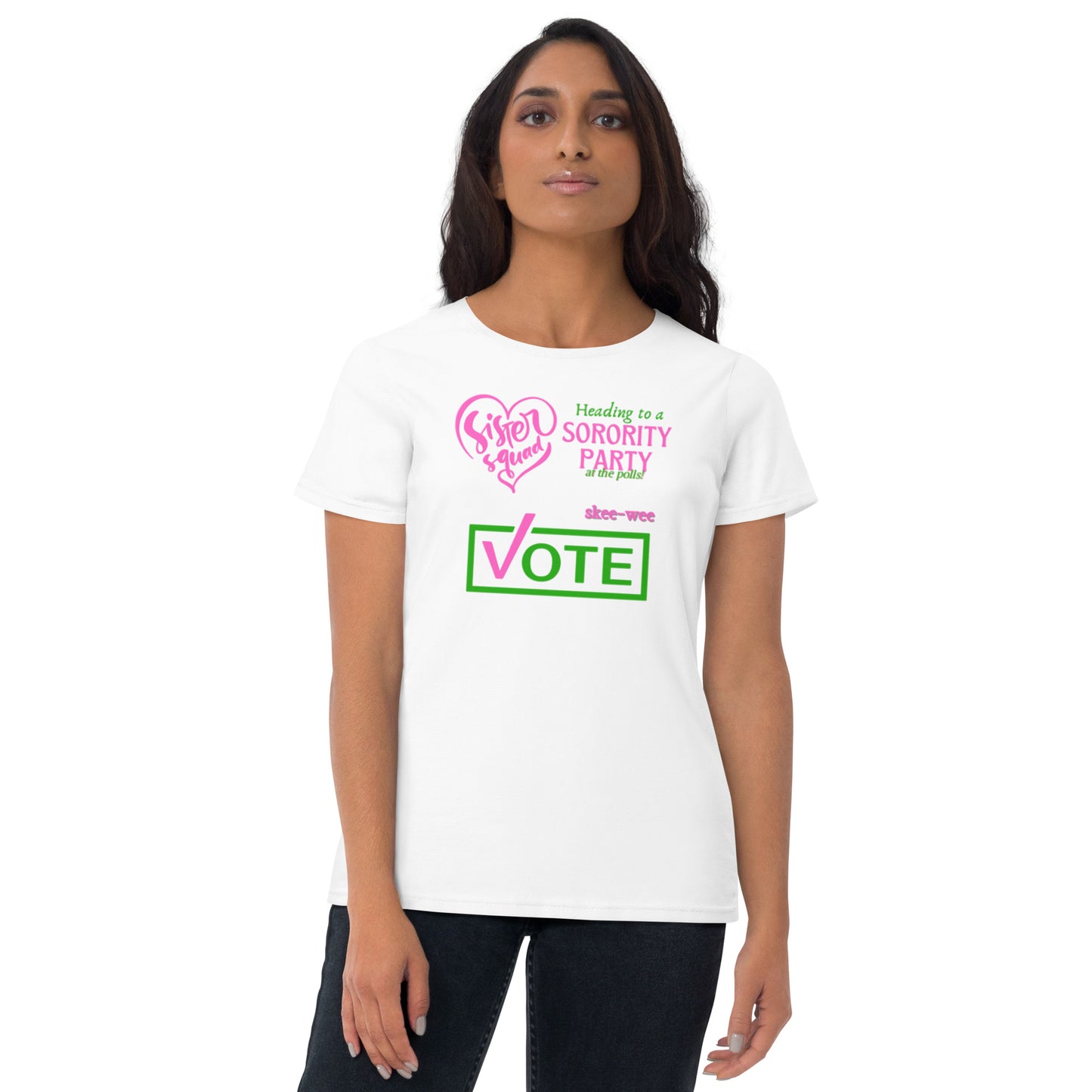 Alpha Kappa Alpha Women's Polls short sleeve t-shirt