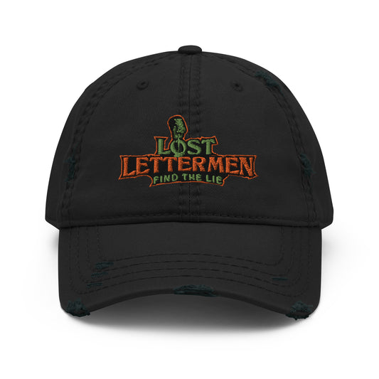 Lost Lettermen Embroidered Distressed Dad Hat