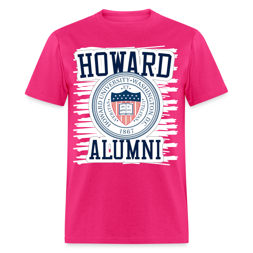 Howard Univ. Classic T-Shirt - fuchsia