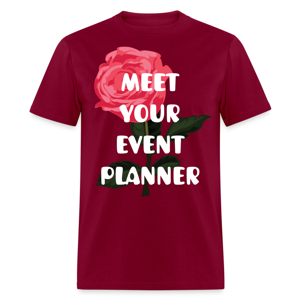 Event Planner Classic T-Shirt - burgundy