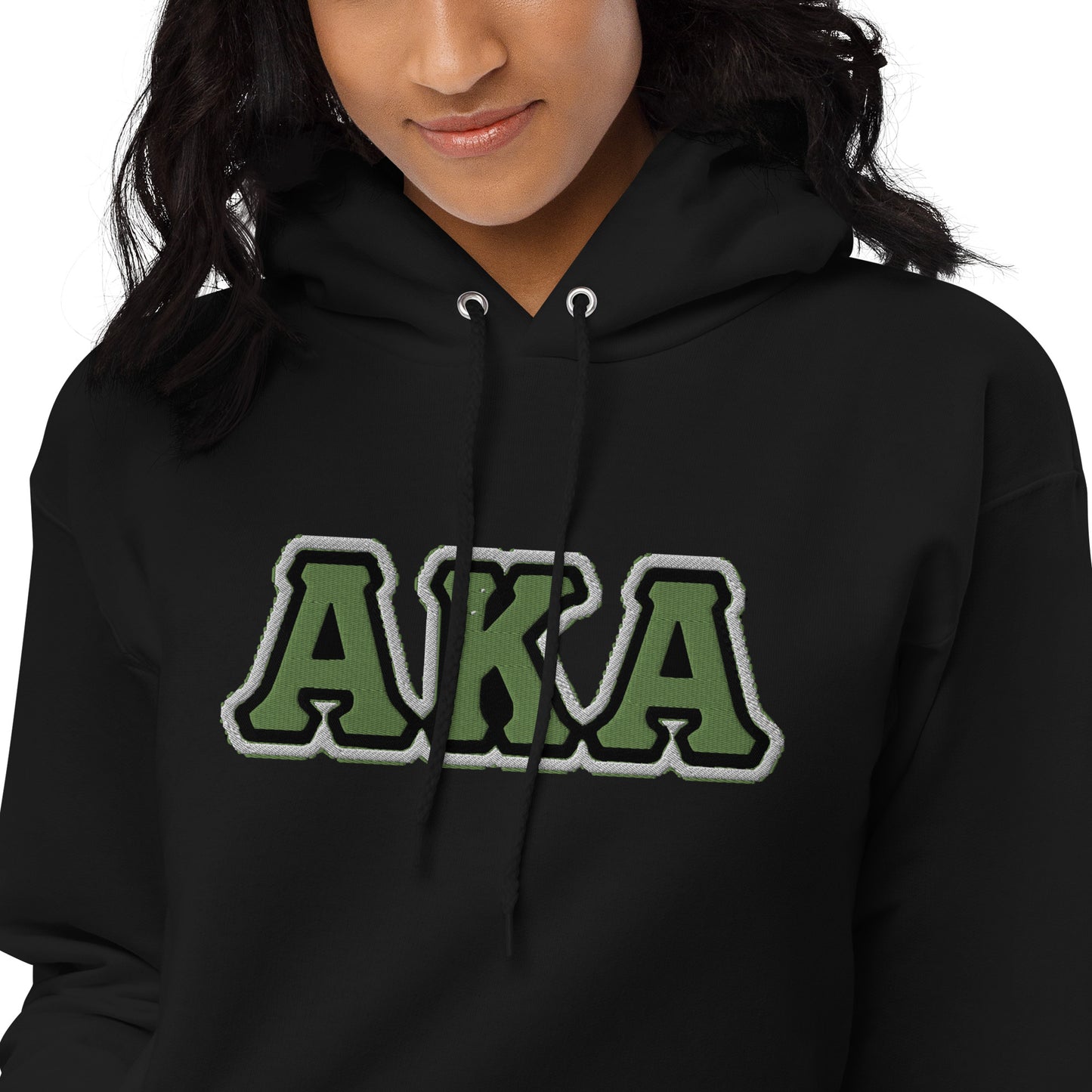 AKA Woman's Embroidery fleece hoodie