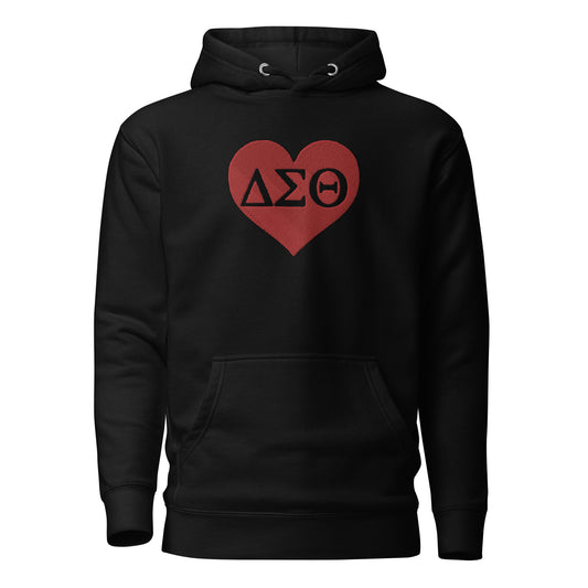 Delta Love Embroidery Hoodie