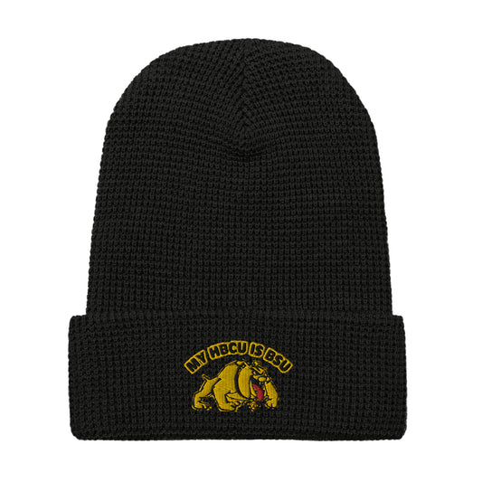 HBCU-BSU Waffle beanie by Teammate Apparel